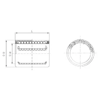 KH 4060 PP linearni ležaj, dimenzije 40x52x60 mm -2 | Tuli.si