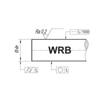 WRB08/h6 nerjaveče okroglo vodilo -2 | Tuli.si