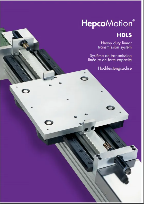 HDLS Heavy Duty Linear Actuator Catalogue hepcomotion-naslovna