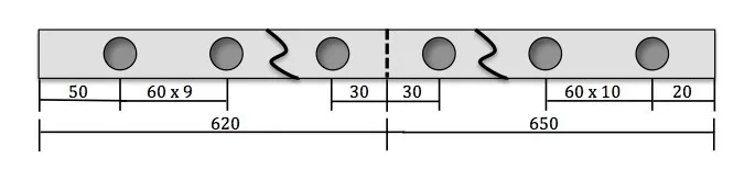 hole spacing example 4